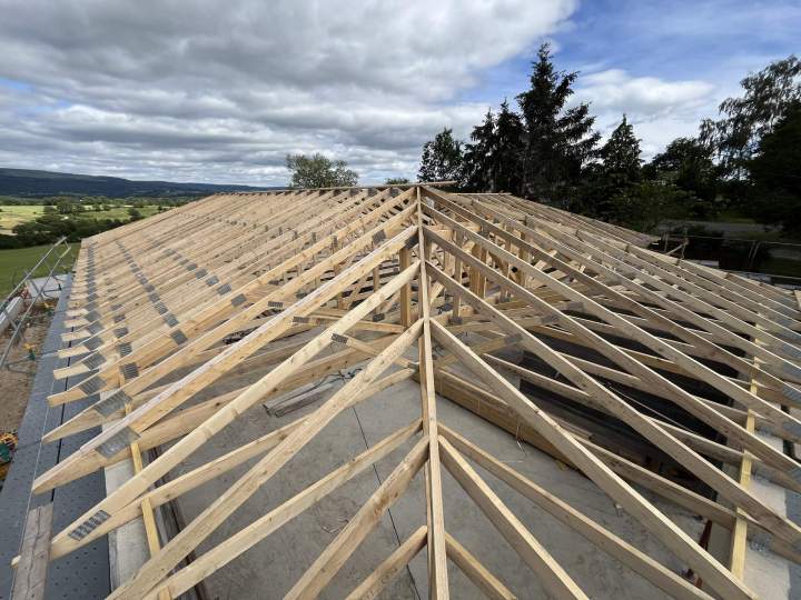 Installation de charpente bois Saint-Flour